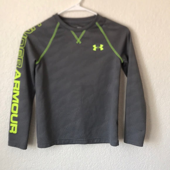 Under Armour Other - ❤️UNDER ARMOUR Grey Thermal Long Sleeve Top